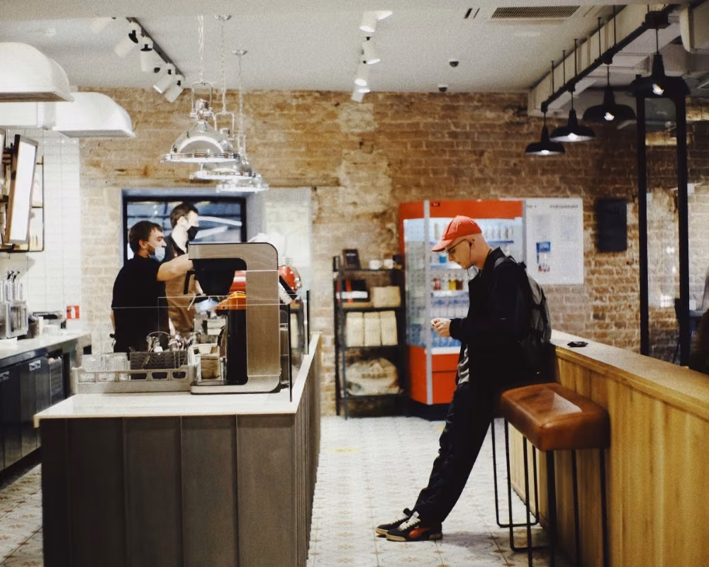 A working Simple Coffee location